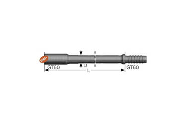 GT60 M/F drill rod 4265mm